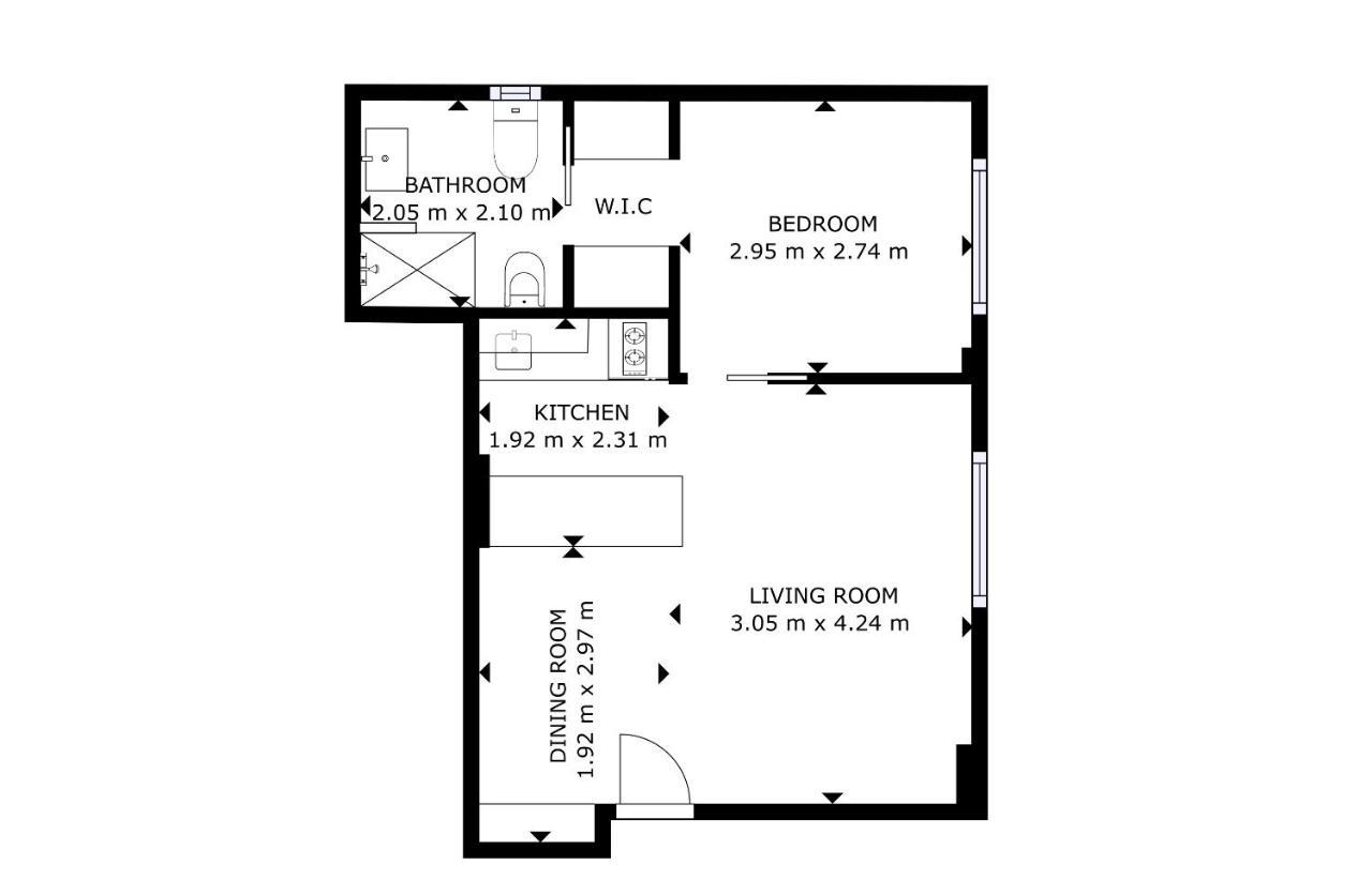 Apartamento En Centro De Bilbao, Deusto公寓 外观 照片